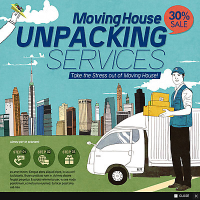 PSD 템플릿 남자 웹템플릿 이동 팝업 이벤트팝업 웹팝업 한명 사람 이벤트 빌딩 성인 상자 세일 트럭 도시 도움 이사 배달원 이삿짐 남자만 남자한명만 성인남자만 성인만 이미지템플릿 직업 1 컨셉 자동차 건물 파일형식