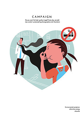 여자 남자 어린이 캠페인 일러스트 흡연 담배 사람 성인 두명 예절 버스정류장 냄새 금연 공공장소 로드에티켓 국내일러스트 AI파일 장소 역 사회이슈 파일형식 벡터