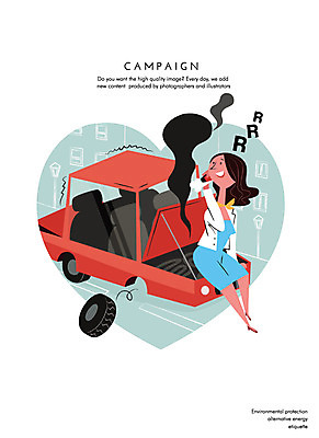 여자 캠페인 일러스트 자동차 한명 사람 성인 하트 예절 바퀴 고장 통화 보험 성인여자한명만 로드에티켓 국내일러스트 AI파일 모양 1 육상교통 모션 여자한명만 성인여자만 파일형식 벡터