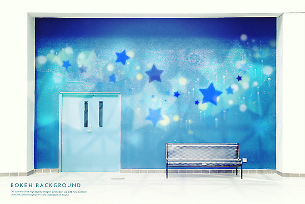 PSD 편집이미지 별 컬러 백그라운드 벤치 포토일러 사람없음 파란색 문 보케 이미지편집 자연요소 의자 파일형식