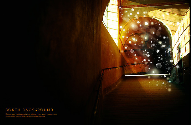 PSD 편집이미지 별 백그라운드 창문 포토일러 사람없음 햇빛 원형 터널 보케 육각형 이미지편집 자연요소 도형 길 태양 파일형식