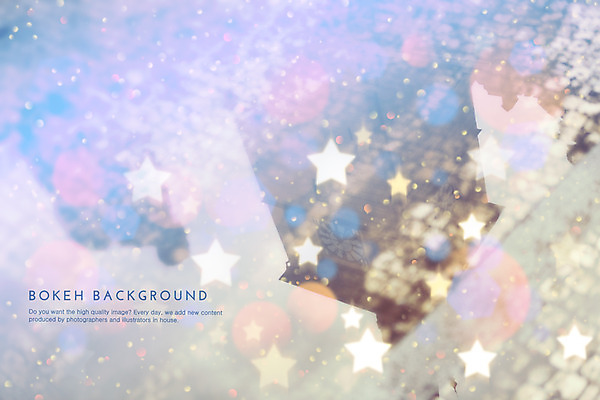 PSD 편집이미지 별 백그라운드 포토일러 사람없음 물 반사 보케 웅덩이 이미지편집 자연요소 파일형식