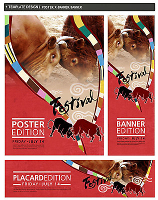 PSD 동물 템플릿 배너 배너템플릿 가로배너 ZIP 포스터 세로배너 이벤트 사람없음 세트 축제 현수막 소 싸움 소싸움 포유류 모션 가로 세로 전통놀이 파일형식