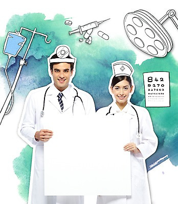 PSD 서양인 외국인 편집이미지 여자 남자 청진기 포토일러 안내 프레임 알림판 병원 주사기 사람 성인 두명 알약 간호사 의사 알림 수술도구 성인만 이미지편집 의학 의료기기 인종 약 의료진 의학용품 파일형식