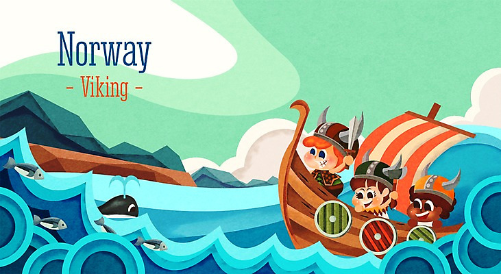 주간 PSD 남자 나라 어린이 바다 여행 일러스트 산 함께함 노르웨이 어류 사람 야외 세명 세계 도전 체험학습 체험 칼 고래 다인종 랜드마크 바이킹 선박 남자만 어린이만 소년만 국내일러스트 투구모자 자연요소 유럽 컨셉 수상교통 포유류 인종 수중동물 보호장비 파일형식