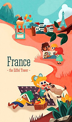 주간 PSD 나무 식물 공원 여자 남자 꽃 나라 어린이 여행 일러스트 산 주택 함께함 사람 여러명 야외 책 세계 마을 도전 프랑스 체험학습 체험 강아지 에펠탑 다인종 풍선 가판대 랜드마크 어린이만 국내일러스트 자연요소 공공시설 유럽 다수 컨셉 인종 건물 반려동물 개 파리 파일형식