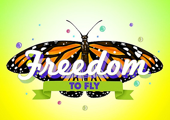 PSD 문자 알파벳 영어 행복 리본 나비 곤충 백그라운드 일러스트 사람없음 라벨 자유 물방울 국내일러스트 동물 감정 컨셉 프레임 파일형식