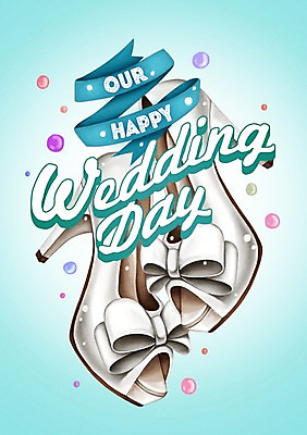 PSD 문자 알파벳 영어 행복 리본 구두 결혼 백그라운드 신발 일러스트 사람없음 라벨 물방울 국내일러스트 감정 프레임 이벤트 파일형식