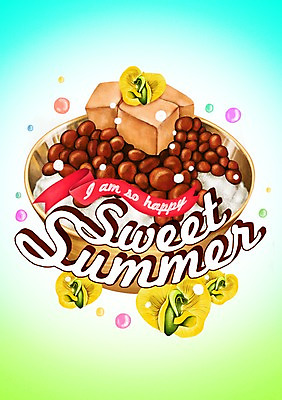 PSD 식물 문자 알파벳 영어 계절 꽃 행복 음식 백그라운드 일러스트 여름음식 사람없음 여름 라벨 물방울 팥빙수 팥꽃 제철음식 국내일러스트 감정 프레임 빙수 제철 파일형식 여름_계절