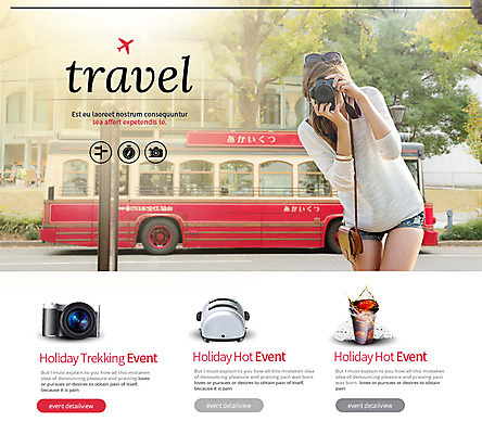PSD 템플릿 계절 여자 도로 여행 웹템플릿 가방 휴가 버스 이벤트페이지 한명 사람 풍경 이벤트 성인 여름 선글라스 카메라 일본 사진촬영 여자만 여자한명만 성인여자만 성인만 이미지템플릿 1 잡화 아시아 안경 길 육상교통 교통시설 대중교통 전자제품 촬영 페이지 파일형식