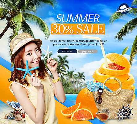 PSD 식물 템플릿 모자 계절 여자 여행 웹템플릿 가방 오렌지 과일 휴가 불가사리 이벤트페이지 빨대 한명 사람 동양인 이벤트 성인 여름 여름휴가 바캉스 선글라스 야자수 세일 한국인 키_배핸들 여자만 여자한명만 성인여자만 성인만 이미지템플릿 나무 1 잡화 안경 극피동물 인종 핸들 페이지 파일형식 여름_계절