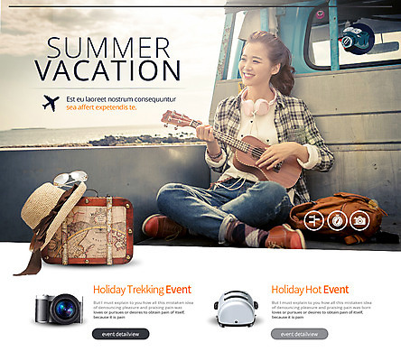 PSD 템플릿 모자 계절 여자 악기 여행 웹템플릿 가방 휴가 이벤트페이지 한명 사람 동양인 이벤트 성인 여름 여름휴가 바캉스 선글라스 카메라 헤드셋 한국인 트럭 우쿨렐레 여자만 여자한명만 성인여자만 성인만 이미지템플릿 1 잡화 안경 음악 음향기기 자동차 현악기 인종 전자제품 헤드폰 페이지 파일형식 여름_계절