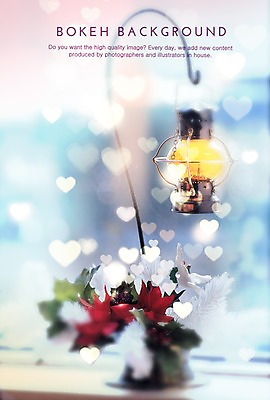 PSD 편집이미지 백그라운드 포토일러 조명 사람없음 한개 하트 스탠드 램프 보케 블러 이미지편집 모양 1 파일형식