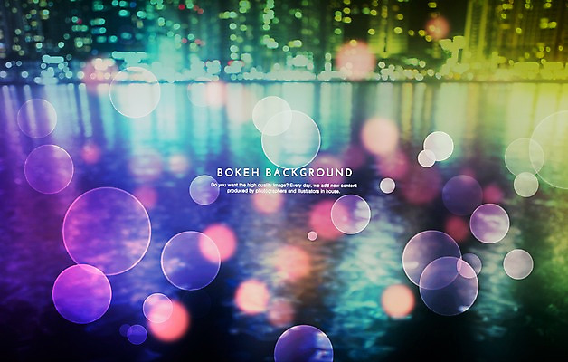 PSD 편집이미지 바다 백그라운드 야경 포토일러 사람없음 야외 건물 컬러풀 도시 원형 보케 블러 이미지편집 도형 건축물 컬러 야간 파일형식 풍경_경치