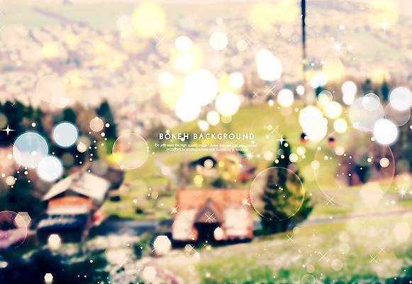 PSD 편집이미지 백그라운드 포토일러 사람없음 빛 마을 원형 보케 블러 이미지편집 도형 파일형식