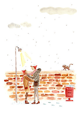 PSD 구름 커플 계절 여자 남자 겨울 가로등 일러스트 함께함 사랑 사람 성인 야외 두명 담장 마주보기 고양이 우체통 눈 야간 성인만 국내일러스트 자연요소 공공시설 감정 컨셉 포유류 관계 모션 날씨 반려동물 파일형식