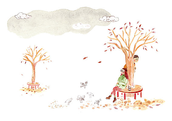 주간 PSD 나무 식물 구름 커플 계절 공원 여자 남자 낙엽 벤치 일러스트 조류 함께함 사랑 사람 성인 야외 두명 가을 기다림 숨기 성인만 국내일러스트 자연요소 동물 공공시설 감정 컨셉 잎 의자 관계 모션 파일형식