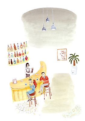 PSD 식물 커플 여자 남자 화분 와인잔 의자 일러스트 술병 조명 함께함 실내 사랑 사람 성인 세명 칵테일 바 선술집 술집 약자 성인만 국내일러스트 감정 가구 컨셉 술잔 관계 병_용기 주류 내부 파일형식