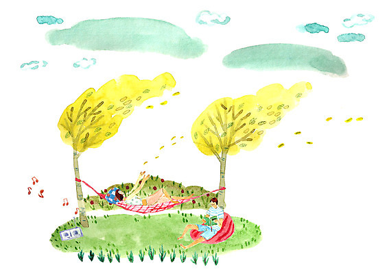 주간 PSD 식물 커플 계절 여자 남자 꽃 일러스트 바람 휴식 함께함 사랑 사람 잔디 성인 야외 두명 책 여름 독서 해먹 성인만 국내일러스트 자연요소 감정 컨셉 관계 날씨 침대 파일형식