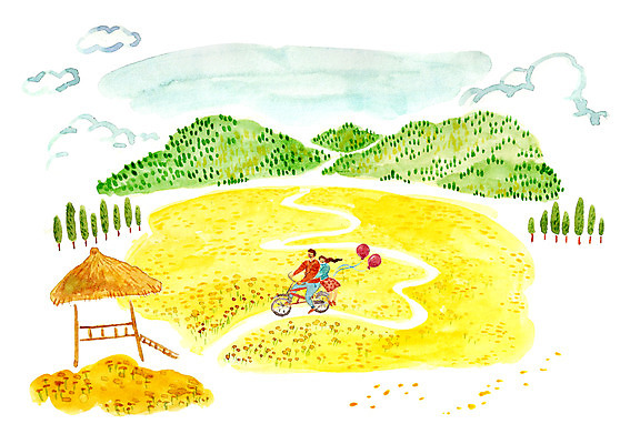 주간 PSD 나무 식물 커플 계절 여자 남자 일러스트 산 함께함 사랑 사람 성인 야외 두명 자전거 봄 산책 오두막 유채 풍선 성인만 국내일러스트 자연요소 꽃 감정 컨셉 관계 휴식 바이크 파일형식