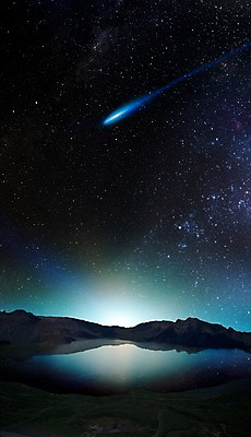 JPG 편집이미지 별 백그라운드 야경 밤하늘 사람없음 반사 3D 우주 화려 신비 디지털합성 혜성 디지털아트 이미지편집 편집3D 자연요소 컨셉 하늘 야간 파일형식 풍경_경치