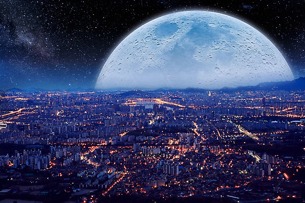 JPG 편집이미지 별 백그라운드 야경 서울 사람없음 3D 우주 행성 도시 화려 신비 디지털합성 합성 은하수 디지털아트 이미지편집 편집3D 자연요소 컨셉 자연 한국 야간 파일형식 풍경_경치