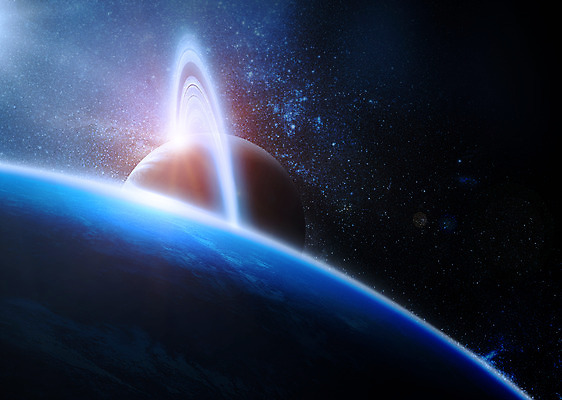 JPG 편집이미지 백그라운드 사람없음 3D 우주 행성 화려 고리 신비 디지털합성 디지털아트 이미지편집 편집3D 컨셉 파일형식