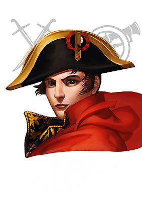 PSD 서양인 외국인 모자 남자 일러스트 한명 사람 상반신 성인 군인 칼 왕 위인 대포 나폴레옹 남자만 남자한명만 성인남자만 성인만 국내일러스트 직업 1 잡화 무기 인종 국군 파일형식