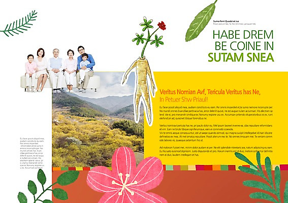 전신 PSD 식물 템플릿 편집 표지디자인 북디자인 출판디자인 여자 노년 남자 꽃 내지 어린이 백그라운드 북커버 가족 나뭇잎 산 대가족 건강 가족애 웃음 사람 앉기 동양인 소녀 소년 팜플렛 여러명 성인 30대 소파 한국인 인삼 60대 숲 이미지템플릿 다수 잎 의자 관계 모션 표정 사랑 인종 장년 삼 파일형식