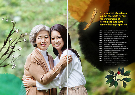 PSD 식물 템플릿 편집 표지디자인 북디자인 출판디자인 여자 노년 꽃 내지 백그라운드 북커버 가족 포옹 건강 가족애 웃음 사람 동양인 팜플렛 상반신 성인 두명 30대 한국인 나뭇가지 인삼 60대 여자만 성인여자만 성인만 이미지템플릿 나무 관계 안기 표정 사랑 인종 장년 삼 파일형식