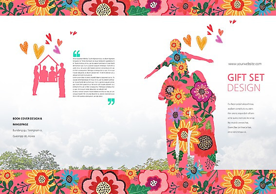 PSD 나무 식물 구름 템플릿 편집 표지디자인 북디자인 출판디자인 표지 꽃 실루엣 어린이 백그라운드 북커버 가족 하늘 주택 건강 사랑 가족애 사람 팜플렛 여러명 하트 목말 어린이만 이미지템플릿 자연요소 모양 감정 다수 관계 모션 촬영기법 건물 파일형식