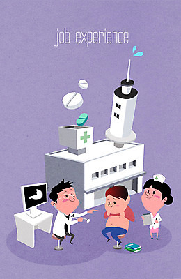 직업 여자 남자 어린이 의자 일러스트 청진기 병원 주사기 사람 책 세명 알약 모니터 진료 간호사 의사 체험학습 체험 놀이터 책상 어린이만 국내일러스트 AI파일 가구 컨셉 의학 의료기기 놀이 컴퓨터 약 의료진 파일형식 벡터