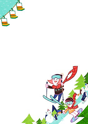 PSD 나무 식물 동물 계절 여자 남자 어린이 백그라운드 겨울 일러스트 눈사람 스키 스키장 프레임 틀 사람 두명 목도리 보드 펭귄 리프트 어린이만 겨울배경 국내일러스트 잡화 스포츠 조류 겨울스포츠 파일형식