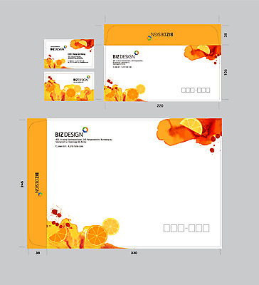 템플릿 컬러 오렌지 과일 명함 명함템플릿 봉투 서류봉투 편지봉투 사람없음 세트 주황색 패키지 봉투템플릿 우편봉투 비즈디자인 이미지템플릿 AI파일 편지 우편물 파일형식 벡터
