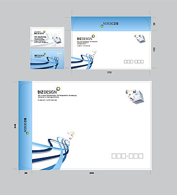 템플릿 선 컬러 비즈니스 명함 명함템플릿 봉투 서류봉투 편지봉투 사람없음 파란색 세트 큐브 패키지 봉투템플릿 우편봉투 비즈디자인 이미지템플릿 AI파일 편지 우편물 파일형식 벡터