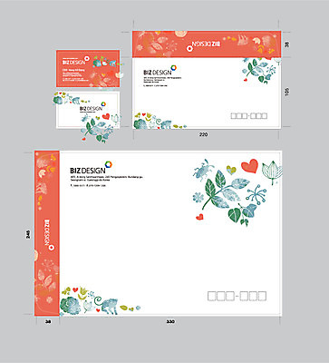식물 템플릿 꽃 잎 명함 명함템플릿 봉투 서류봉투 편지봉투 사람없음 세트 하트 패키지 봉투템플릿 우편봉투 비즈디자인 이미지템플릿 AI파일 모양 편지 우편물 파일형식 벡터