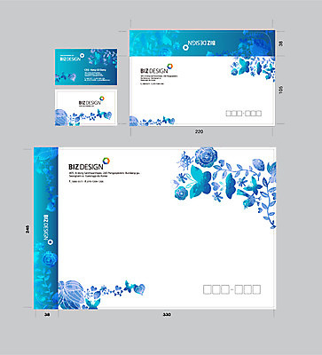 식물 동물 템플릿 한마리 꽃 컬러 나비 곤충 잎 여러마리 명함 조류 명함템플릿 봉투 서류봉투 편지봉투 사람없음 파란색 세트 패키지 봉투템플릿 우편봉투 비즈디자인 이미지템플릿 AI파일 1 다수 편지 우편물 파일형식 벡터