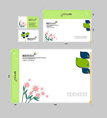 식물 템플릿 꽃 잎 명함 명함템플릿 봉투 서류봉투 편지봉투 사람없음 세트 패키지 봉투템플릿 우편봉투 비즈디자인 이미지템플릿 AI파일 편지 우편물 파일형식 벡터