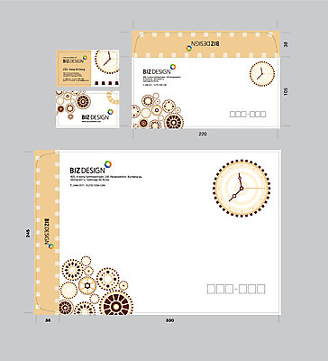 템플릿 시계 명함 명함템플릿 봉투 서류봉투 편지봉투 사람없음 세트 시간 패키지 태엽 봉투템플릿 우편봉투 비즈디자인 이미지템플릿 AI파일 편지 우편물 파일형식 벡터