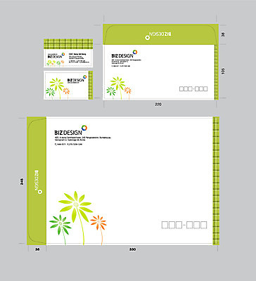 식물 템플릿 꽃 명함 명함템플릿 봉투 서류봉투 편지봉투 사람없음 세트 패키지 봉투템플릿 우편봉투 비즈디자인 이미지템플릿 AI파일 편지 우편물 파일형식 벡터