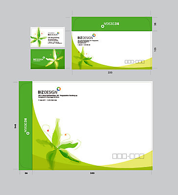 식물 템플릿 컬러 잎 명함 명함템플릿 봉투 서류봉투 편지봉투 사람없음 초록색 세트 패키지 봉투템플릿 우편봉투 비즈디자인 이미지템플릿 AI파일 편지 우편물 파일형식 벡터