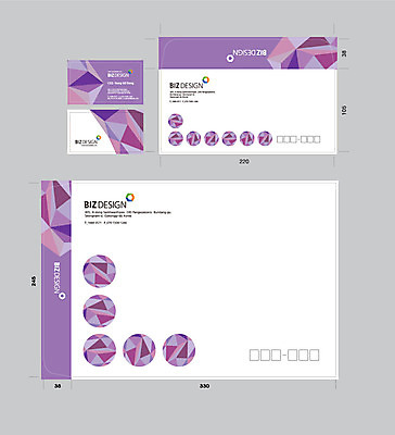도형 템플릿 문양 분홍색 컬러 무늬 명함 명함템플릿 봉투 서류봉투 편지봉투 사람없음 세트 보라색 보석 패키지 봉투템플릿 우편봉투 비즈디자인 이미지템플릿 AI파일 광석 편지 우편물 파일형식 벡터