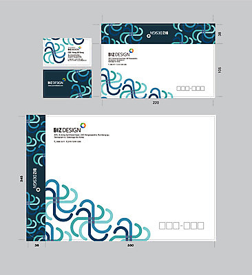 템플릿 문양 컬러 무늬 곡선 명함 명함템플릿 봉투 서류봉투 편지봉투 사람없음 파란색 세트 패키지 겹침 봉투템플릿 우편봉투 비즈디자인 이미지템플릿 AI파일 선 편지 우편물 파일형식 벡터