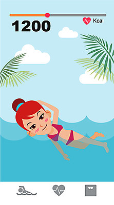 식물 구름 여자 수영복 바다 다이어트 일러스트 나뭇잎 건강 한명 사람 성인 비키니 운동 수영 칼로리 성인여자한명만 국내일러스트 AI파일 자연요소 1 옷 잎 수상스포츠 여자한명만 성인여자만 파일형식 벡터