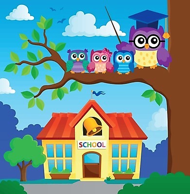 EPS 해외이미지 동물 캐릭터 외관 교육 안경 잎 일러스트 건축양식 학교 조류 수업 미술 건물 교사 종 나뭇가지 가르침 부엉이 충고 캡모자 테마 스타일 해외202004 해외일러스트 일러캐릭터 나무 식물 직업 모자_잡화 건축물 잡화 건축 문화예술 파일형식 벡터 이미지허브