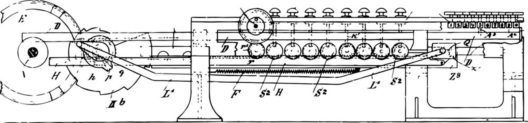 EPS 해외이미지 선 일러스트 검은색 기계 수확 흰색 그림 분열 판화 해외202004 해외일러스트 컬러 농업 미술 파일형식 벡터 이미지허브