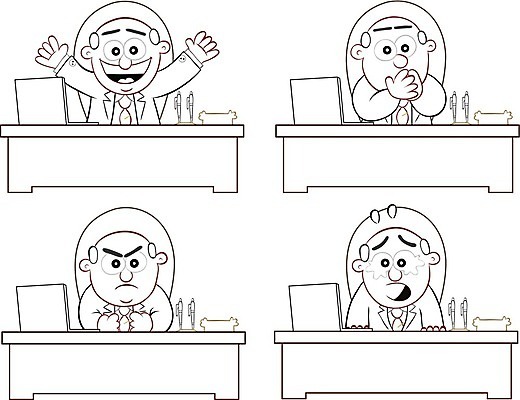 EPS 해외이미지 클립아트 직업 응시 남자 행복 일러스트 비즈니스 노동자 미술 미소 웃음 사람 앉기 정장 금융 경제 노트북 컴퓨터 사무실 외침 분노 업무 작업 비즈니스맨 절약 그리기 유머 시장 만화 종업원 책상 경영자 리더 긍정 이익 부정적 캐리커처 해외202004 해외일러스트 시선 옷 감정 가구 컨셉 모션 문화예술 표정 전자제품 소리 직장인 그림 파일형식 벡터 이미지허브