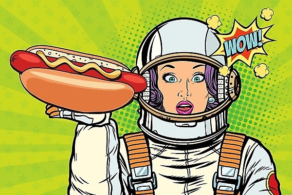 EPS 해외이미지 백인 전통 디자인 감정 별 얼굴 음식 과학 백그라운드 다이어트 일러스트 미래 패스트푸드 육류 요리 사람 성인 빨간색 여름 노란색 우주 식사 저녁식사 꿈 행성 소고기 로켓 우주비행사 햄버거 뜨거움 소시지 개 맛 그릴 아침식사 폐기물 바비큐 케첩 먹기 머스터드 배고픔 속도 메뉴 칼로리 핫도그 영웅 점심식사 번 프랑크푸르트 해로움 해외202004 해외일러스트 자연요소 서양인 계절 빵 컬러 컨셉 식재료 포유류 모션 주방용품 독일 건강 신체부위 도시 소스_음식 가공식품 인스턴트 쓰레기 파일형식 벡터 이미지허브