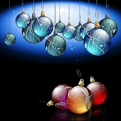 EPS 해외이미지 전통 계절 백그라운드 크리스마스 겨울 일러스트 공 휴가 장식 빨간색 파란색 검은색 축하 12월 심볼 여의주 해외202004 해외일러스트 기념일 컬러 컨셉 날짜 파일형식 벡터 이미지허브