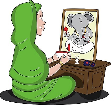 EPS 해외이미지 전통 꽃 문화 백그라운드 일러스트 프레임 사람 앉기 그래픽 믿음 흰색 기도 영혼 전통의상 만화 인도인 묘사 그림 고립 사리 숭배 신앙심 해외202004 해외일러스트 외국인 식물 감정 컬러 모션 동양인 파일형식 벡터 이미지허브